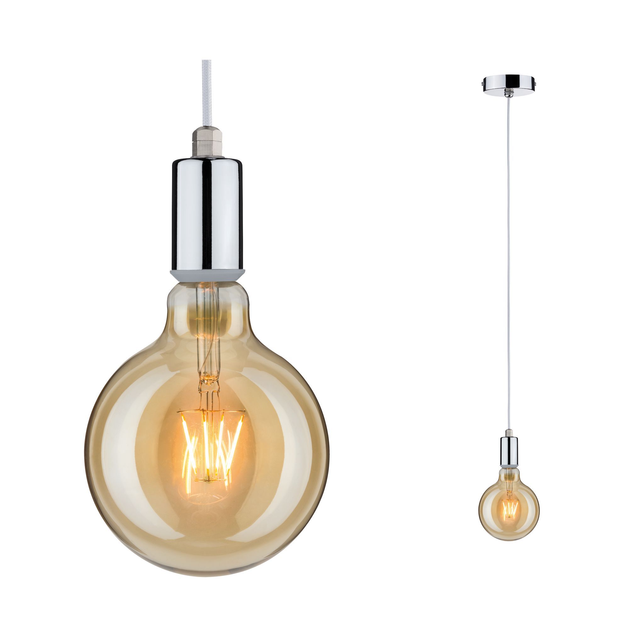 Paulmann Pendant Hanglamp E27 20W Chroom IP44