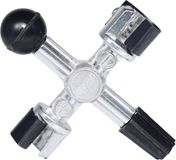 KS Tools 700.1195 Accupool- en klemmen-reinigingsfrees-kruis