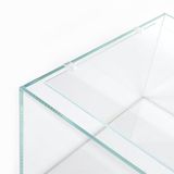 LANDEN 4 mm dik doorzichtig glazen aquariumdeksel, inclusief 4 clips voor veilige plaatsing, 342 x 168 mm (13,5 x 6,6 inch aangepast aan NA362226