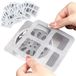 Dailygoods Autocollant pour évacuation de cheveux 10 x 10 cm - 30 Pièces