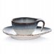 DUKA Tasse à expresso en porcelaine avec soucoupe 60ml TIME DIM