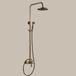 MS 1021 Ensemble de douche pour la salle de bain - Pommeau de douche de 20 cm - Commande à un levier
