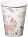 Folat 68343 Bekers Unicorns & Rainbows 250ml - 6 stuks
