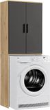 mokebo wasmachine kast 'Der Saubermann' opbouw voor wasmachine in vikingeik