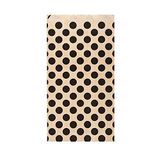 Garcia de Pou plat zakje Polka Dot in doos, 19 + 8 x 35 cm, Kraft, gesorteerd, 19 x 35 x 30 cm