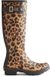 Hunter Femme Bottes Wellington Original Tall Leopard/Chocolate Brown