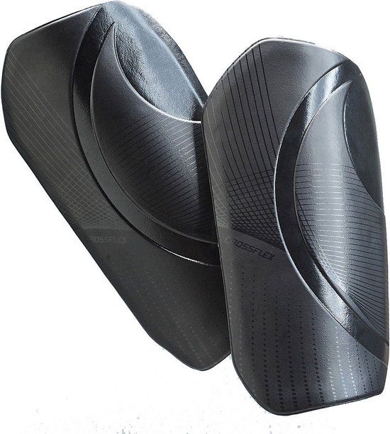 Uhlsport Crossflex Scheenbeschermer Heren - Zwart | Maat: L