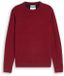 Tom Tailor Basic gebreide trui van katoen - Maat M - carlet red melange