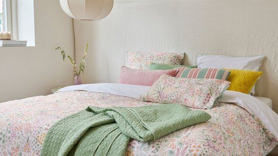 Pip Studio Lodi Garden dekbedovertrek - Lits-Jumeaux - 240 x 200/220 cm - Gebroken wit