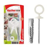 Fischer 94629 - Plug - 8 mm - grijs - nylon - 2 stuks