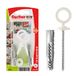 Fischer 94629 - Plug - 8 mm - grijs - nylon - 2 stuks