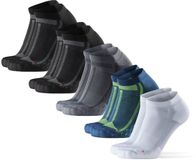 DANISH ENDURANCE Gevoerde Enkelhardloopsokken voor Lange Afstanden - Unisex - 5 Paar - 39-42