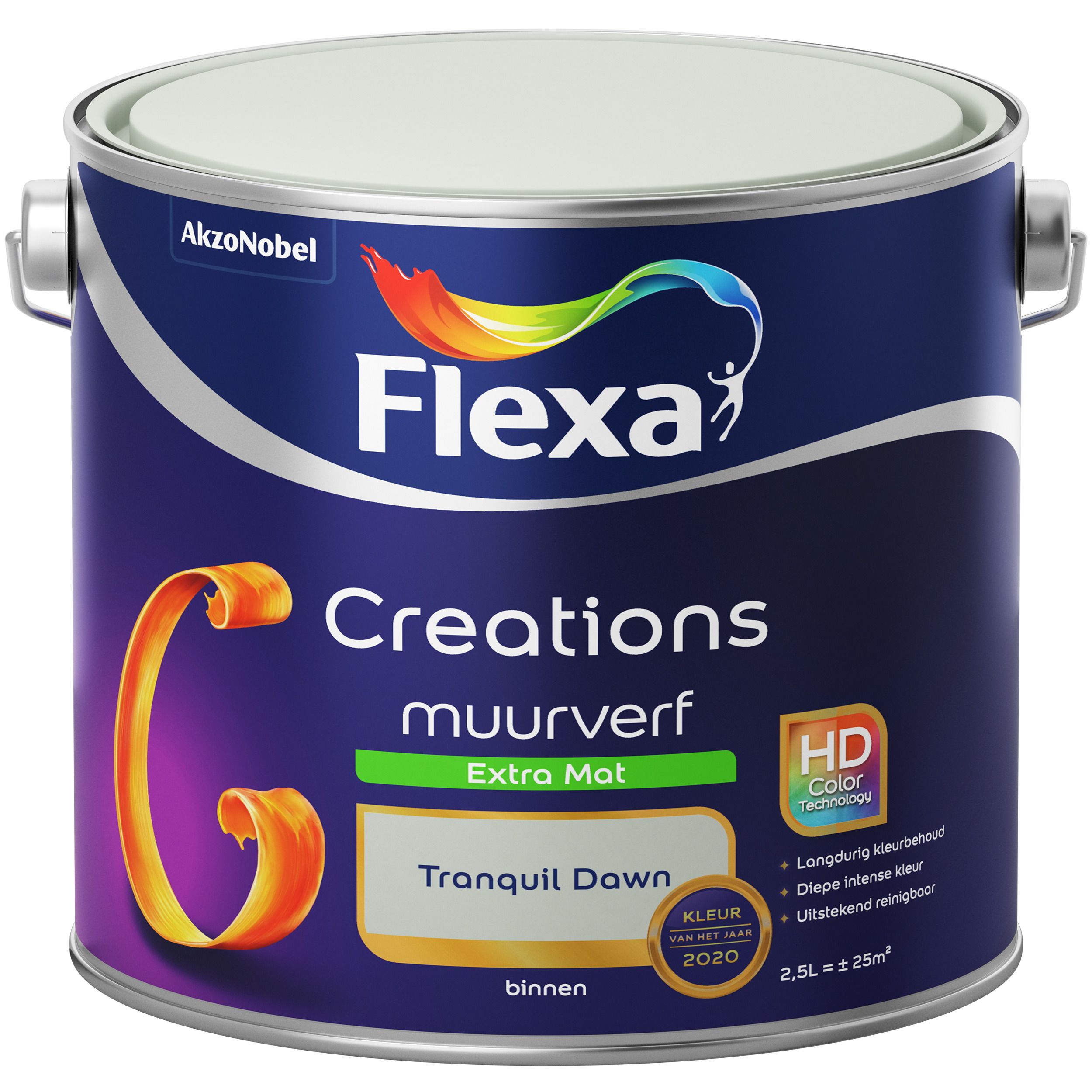 FLEXA Creations muurverf extra mat Tranquil Dawn 2,5 liter