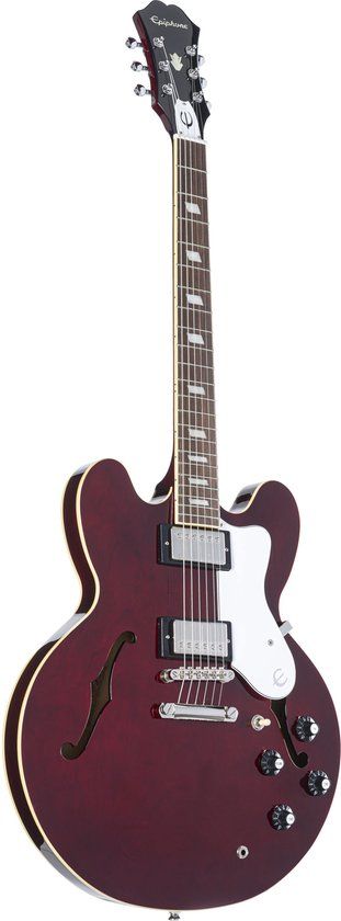 Epiphone Noel Gallagher Riviera Dark Wine Red Semi-akoestische gitaar