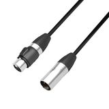 Adam Hall Kabels 4 STAR DGF 0020 IP65 - Adapterkabel DMX 3-polig IP65 XLR vrouwelijk naar 5-polig IP65 XLR mannelijk | 0,2 m