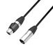 Adam Hall Kabels 4 STAR DGF 0020 IP65 - Adapterkabel DMX 3-polig IP65 XLR vrouwelijk naar 5-polig IP65 XLR mannelijk | 0,2 m