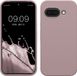 kwmobile telefoonhoesje geschikt voor Google Pixel 9a - Hoesje met siliconen coating - Smartphone case in licht oudroze