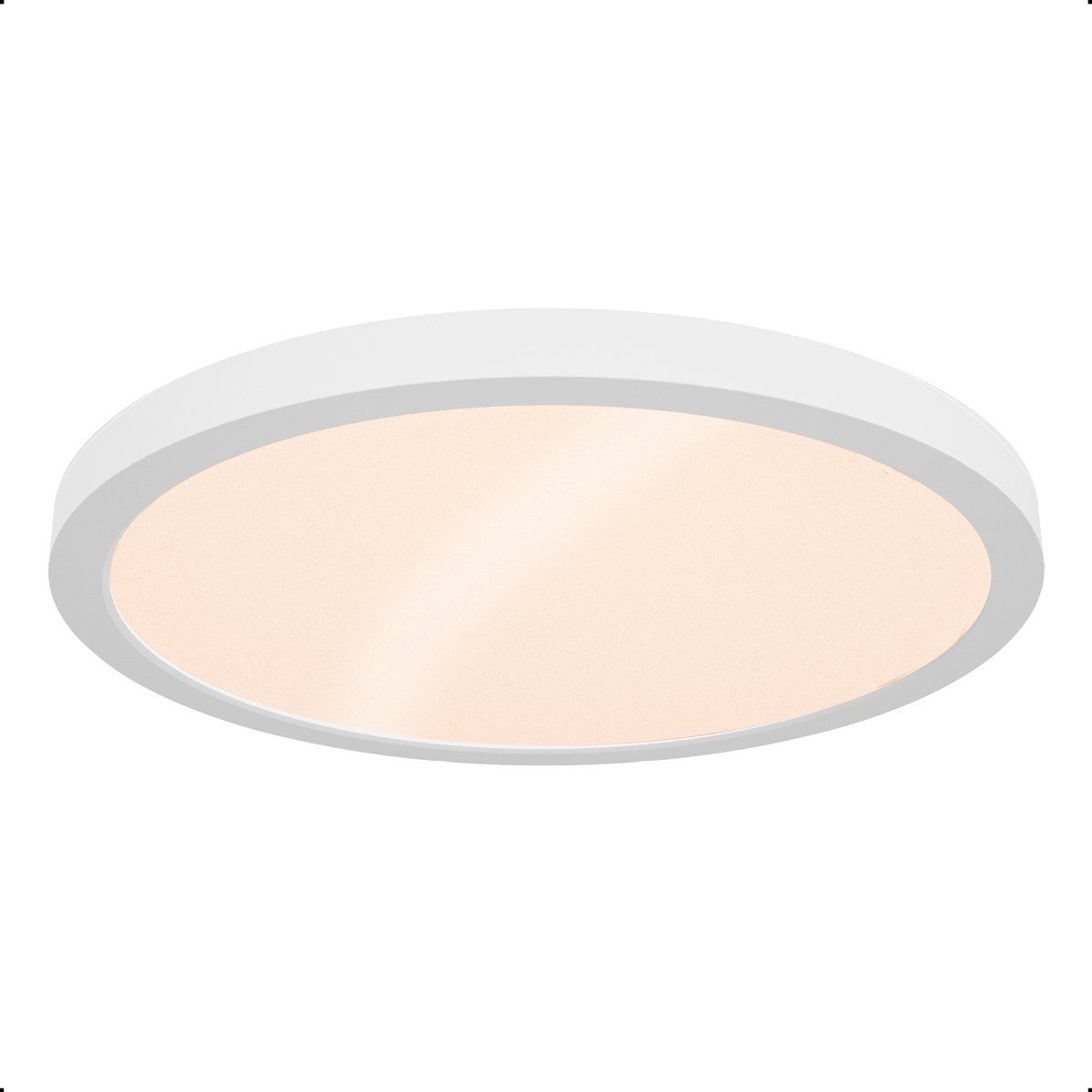 Goliving Plafondlamp Wit - LED - Extra Dun - Warm Wit Licht - 23cm