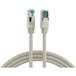 Patchkabel RJ45 Patchkabel Cat.6A S/FTP LSZH, grau 15m - 1 VPE = 5 Stück