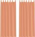 vidaXL Gordijnen met lussen 2 stuks terracotta 140x260 cm
