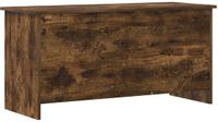 vidaXL Opbergkist Gerookt eiken 100 x 40 x 50 cm