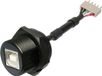 TRU COMPONENTS Connecteur USB 2.0 - IP67 Bus, montage TC-A-USB-BPFS-203 USB B-bus vers 5 broches connecteur