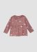 s.Oliver T-shirt enfant rose pâle Coton Imprimé animal Col rond Manches courtes Unisexe 86