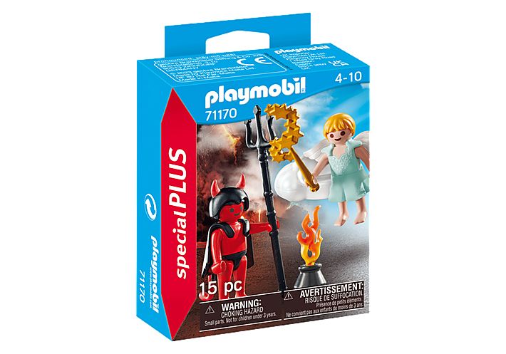 PLAYMOBIL Special Plus 71170 Engel en Duivel - Collectible Action Figure