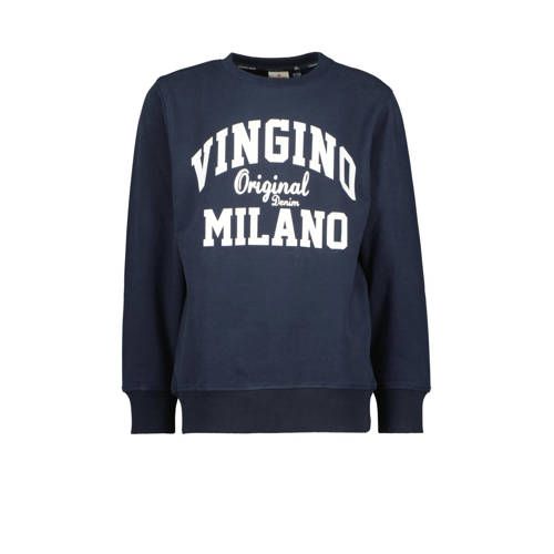 Vingino sweater with logo dark blue