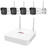 Lifebox - LBXWIFIKIT4PLUS - Bewakingsset - videobewaking 8 kanalen WiFi 4 camera's, harde schijf 2T