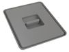 Franke 133.0284.696 Deksel Grijs Afvalemmer-Afdekking 18L Emmer Accessoires Garbo Vuilnisemmer