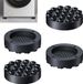 Kivora B.V. Amortisseur de vibrations pour machine à laver, Lot de 4, Tapis antivibrations, Tapis antivibrations universel, Pieds de machine à laver, pour machine à laver et sèche-linge