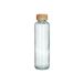 Bouteille d'eau avec bouchon en bambou, verre recyclé, 670 ml