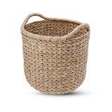 KOUBOO Handgeweven decoratieve opbergmand, X-Large, gedraaid zeegras, natuurlijk, 50,8 x 50,8 x 55,88 cm