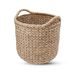 KOUBOO Handgeweven decoratieve opbergmand, X-Large, gedraaid zeegras, natuurlijk, 50,8 x 50,8 x 55,88 cm