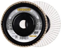 Rhodius 210473 LGA ALU Lamellenschijf Diamètre 115 mm Diamètre d'alésage 22.23 mm Métal non ferreux 1 pièce