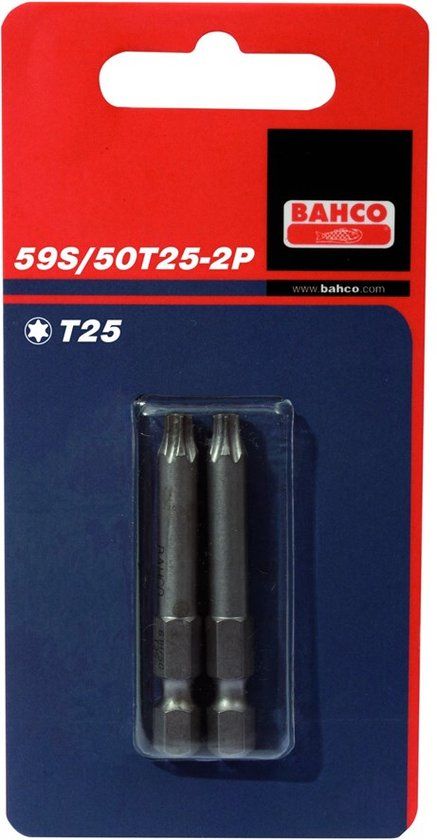 Bahco BITS T25 50MM 1/4 2P