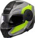 LS2 FF902 Scope II Duria Grijs H-Vis Geel 06 Systeemhelm - Maat S