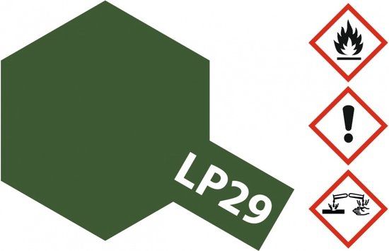 Tamiya LP-29 Olive Drab 2 - Matt - 10ml Lacquer Paint