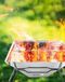Markenlos RVS Opvouwbare Campingvuurplaats - Vuurkorf voor Tuin en Outdooractiviteiten (Vierkant)