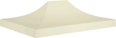 vidaXL Partytentdak 270 g/m² 4x3 m crème