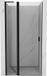 Mexen Mist L porte battante pour douche 120 cm, transparent, noir