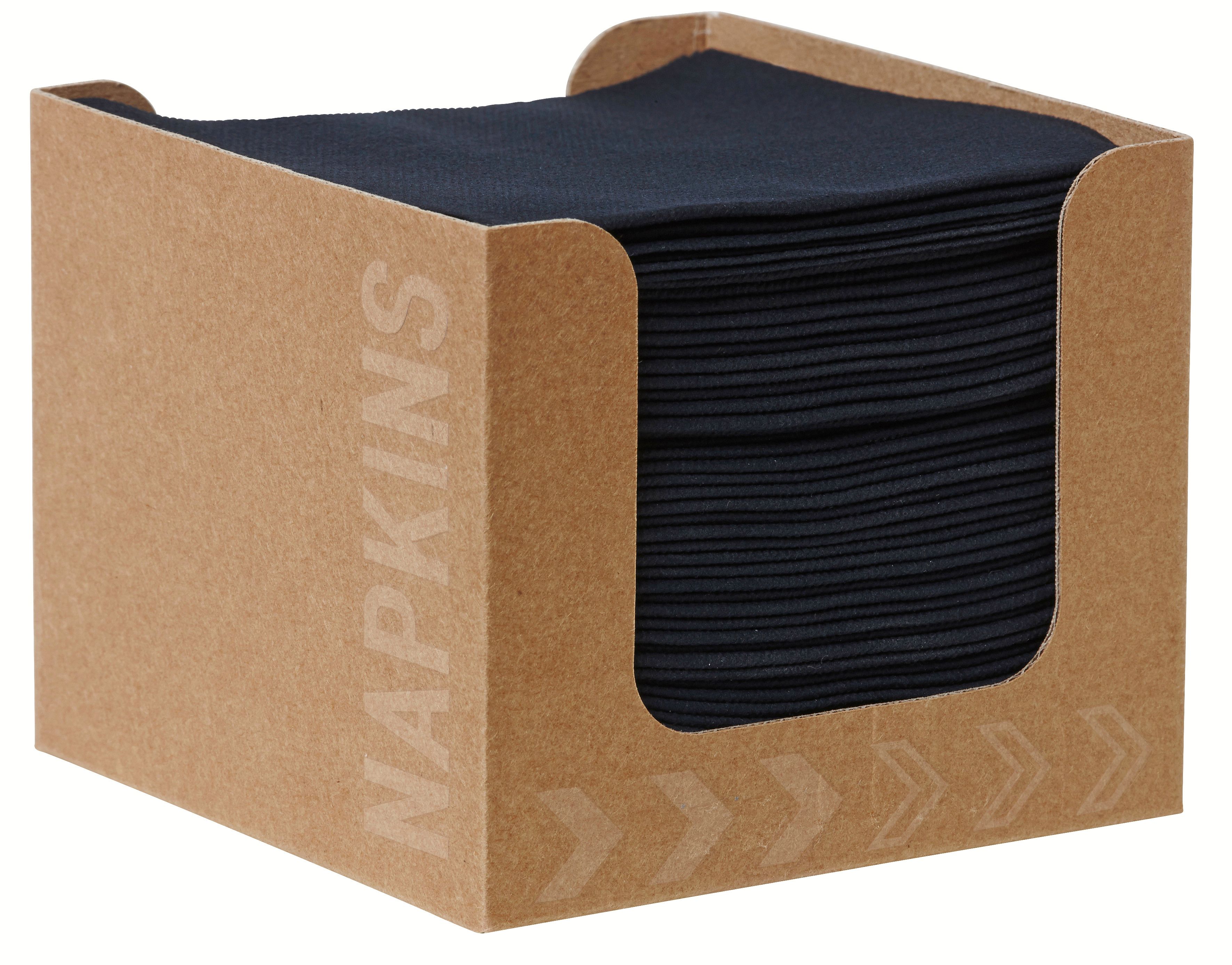 Biosoft Servetten 20 x 20 cm Zwart