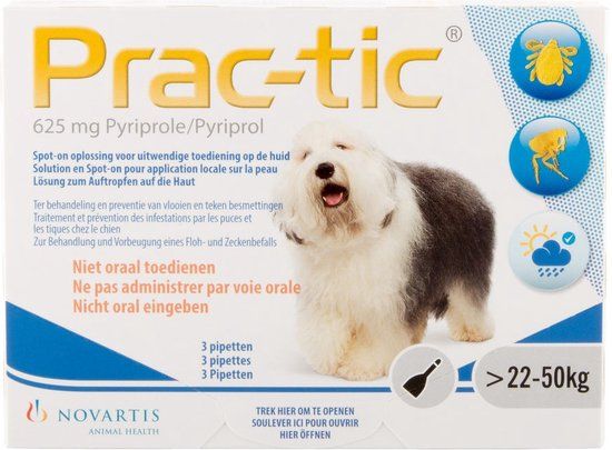 Prac-tic grote hond 22 tot 50 kg - 3 Pipetten