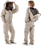 KADAX Imkerpak met hoed en sluier, maat XL, beige