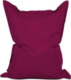 Lumaland Grote luxe XXL zitzak - 380 liter vulling - 140 x 180 cm - Wijnrood