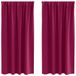 VidaXL Blackout Gordijnen met Ringen 2 st Wijnrood 175 x 140 cm