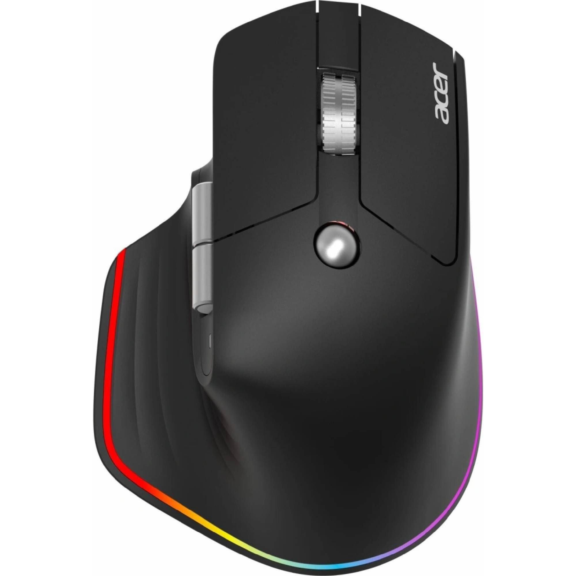 Acer Easy Fit Mouse - Zwart, Rechtshandig, RF-draadloos + Bluetooth, 4000 DPI