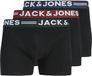 Jack & Jones Sense Trunks 3-pack Noos 12081832 Black/black - Black Mannen Maat - M
