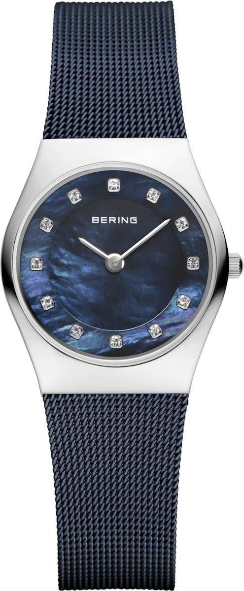Bering 11927-307 - Horloge - Staal - Blauw - 27 mm